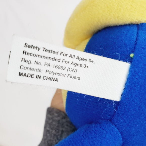 Sonic The Hedgehog Sega Plush Boy's 12" Blue Stuffed Animal Toy Factory Gaming - Picture 5 of 8